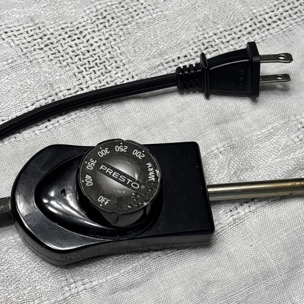 Presto 26073 Model 0690005 Elec Griddle Skillet Power Cord Temp Control Probe